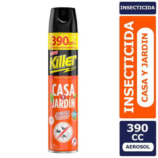 Killer Insecticida  Casa y Jardín 390 cc Virginia