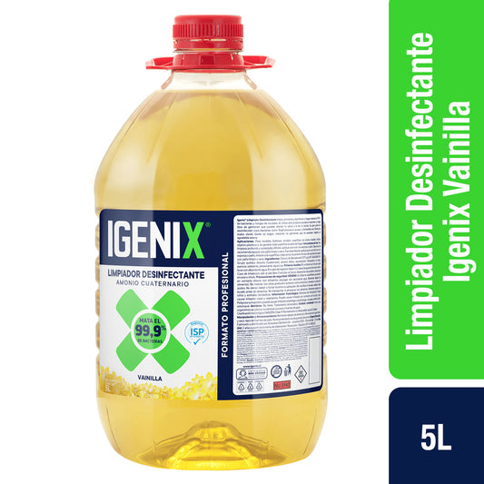 Limpiador multisuperficies 5 litros aroma Vainilla Igenix