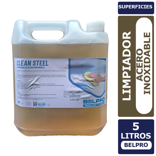 Limpiador de Acero Inoxidable 5 Litro Belpro