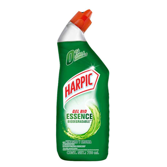 Limpiador Desinfectante Inodoro Harpic Bio Essence Vinagre y Eucalipto 750 ml