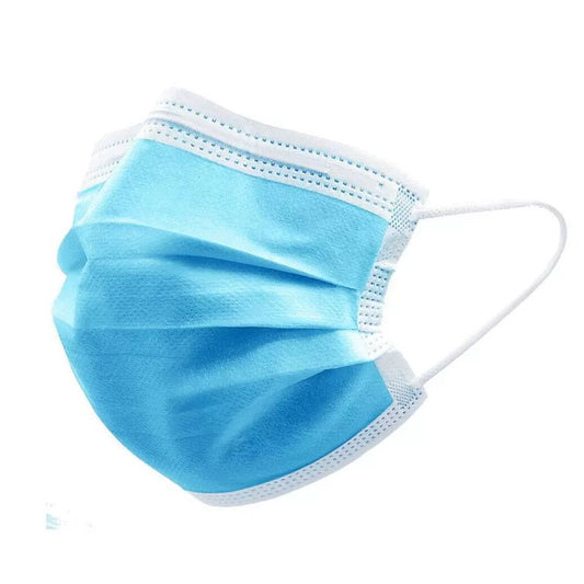 Mascarilla Tres Pliegues 50 Unidades - CELESTE