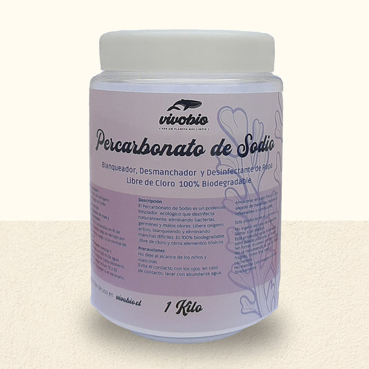 Percarbonato de Sodio VivoBio 1 Kilo Frasco Reutilizable