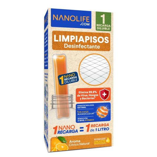 Limpia pisos Desinfectante Nanolife Recarga 1 Lt