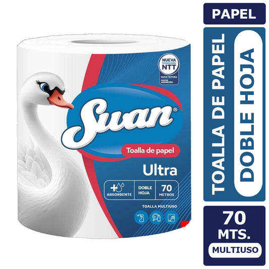 Toalla De Papel Swan 70 Mts. Doble Hoja