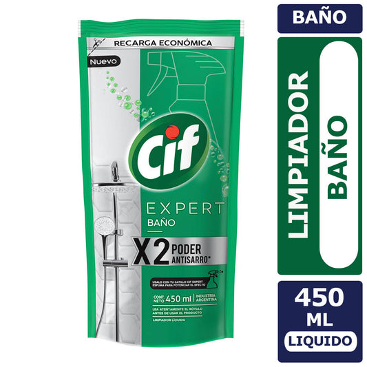 Limpiador baño Cif doypack 450 ml.
