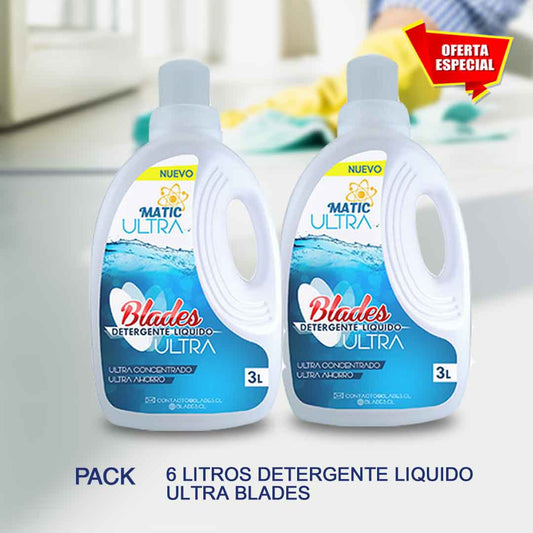 Detergentes ultra 2 Unidades de 3 litros c/u