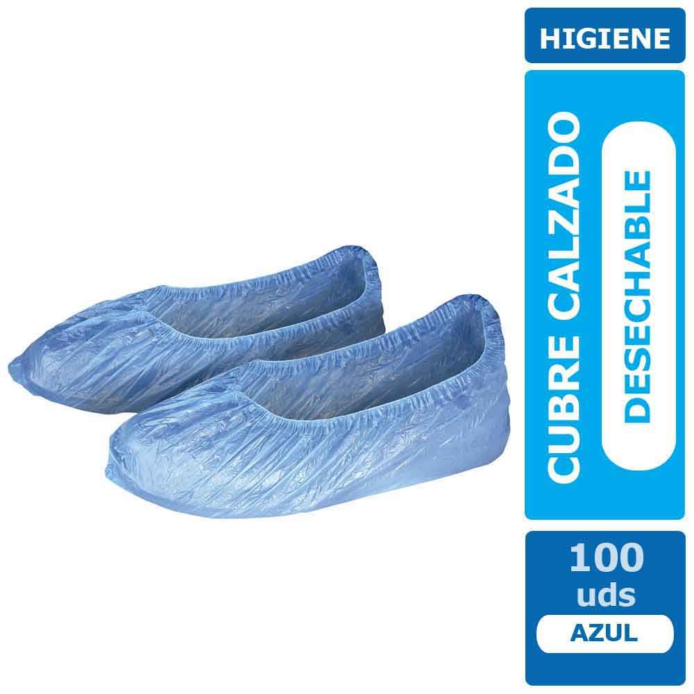 CUBRE CALZADO TELA GRUESA AZUL X 100 UNID. (DM)