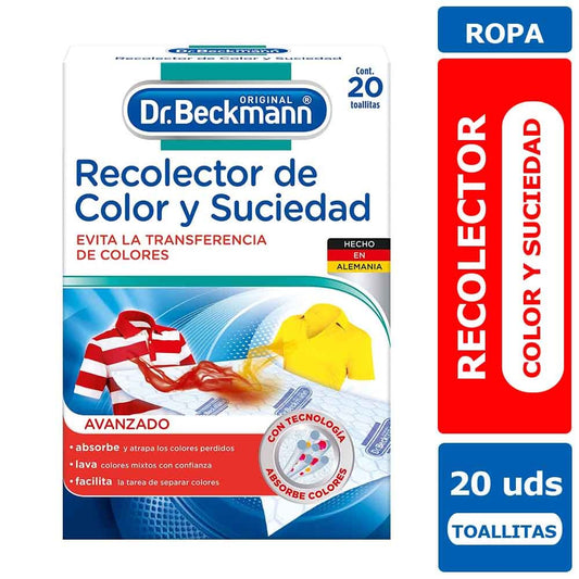 Recolector de color y suciedad 20 unid Dr. Beckmann
