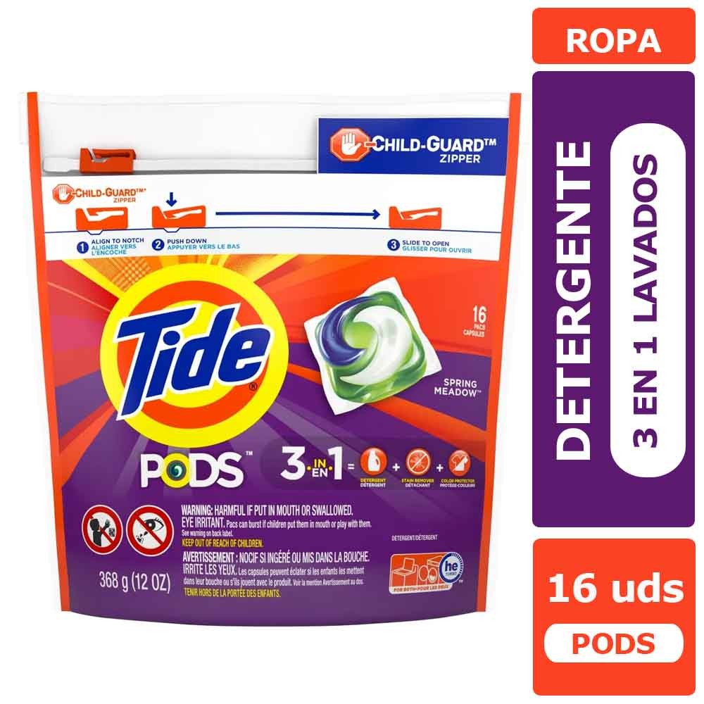 Detergente Capsulas Pods Sm Tide 16 CT