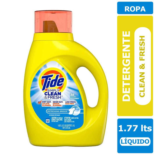 Detergente Tide Refreshing Breeze 1.77 lts.