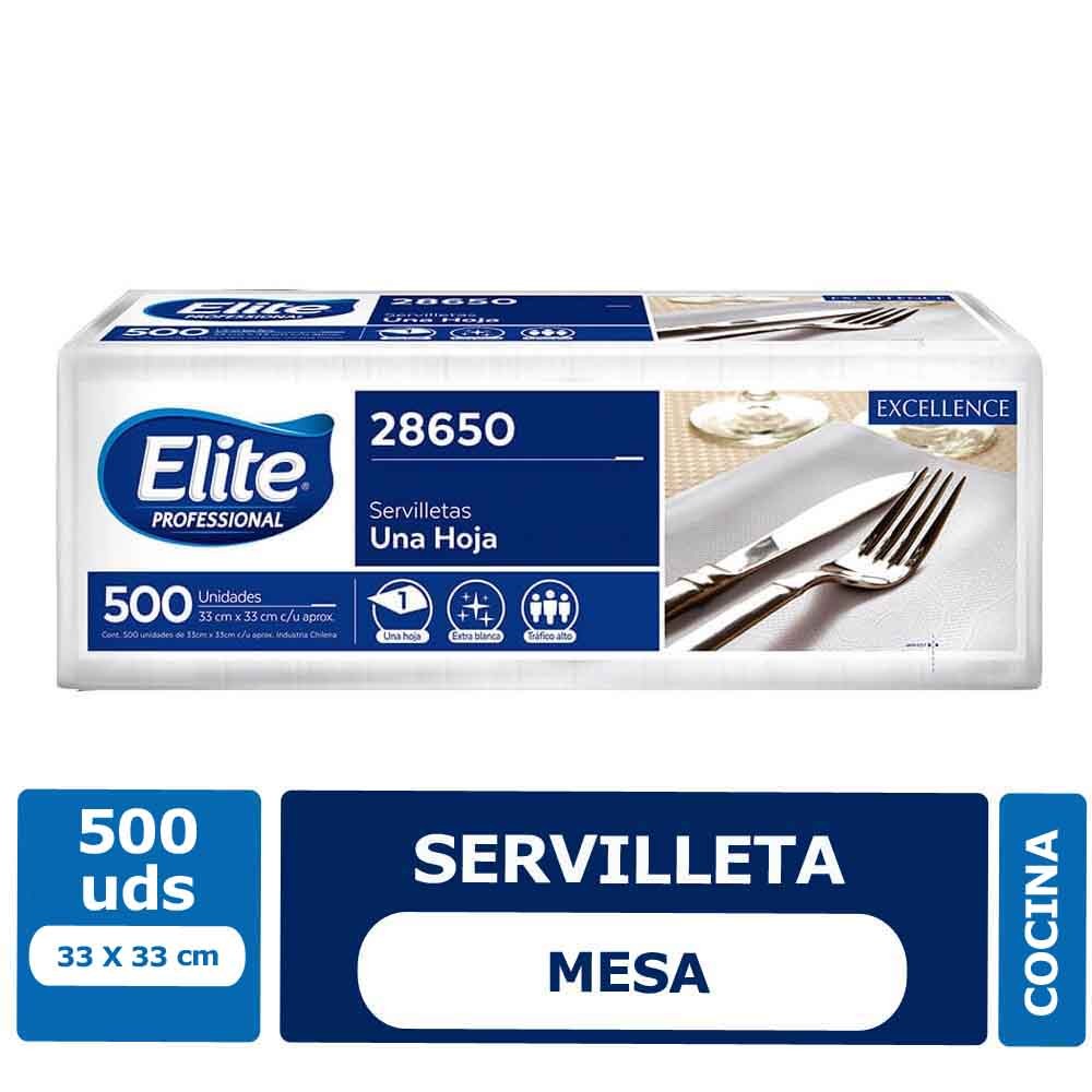 Servilleta Mesa Elite 500 Unid. 33x33 cm