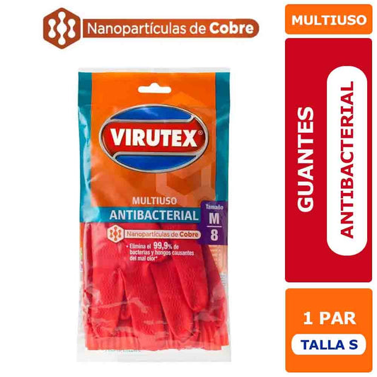 Guantes Antibacterial Virutex Talla S