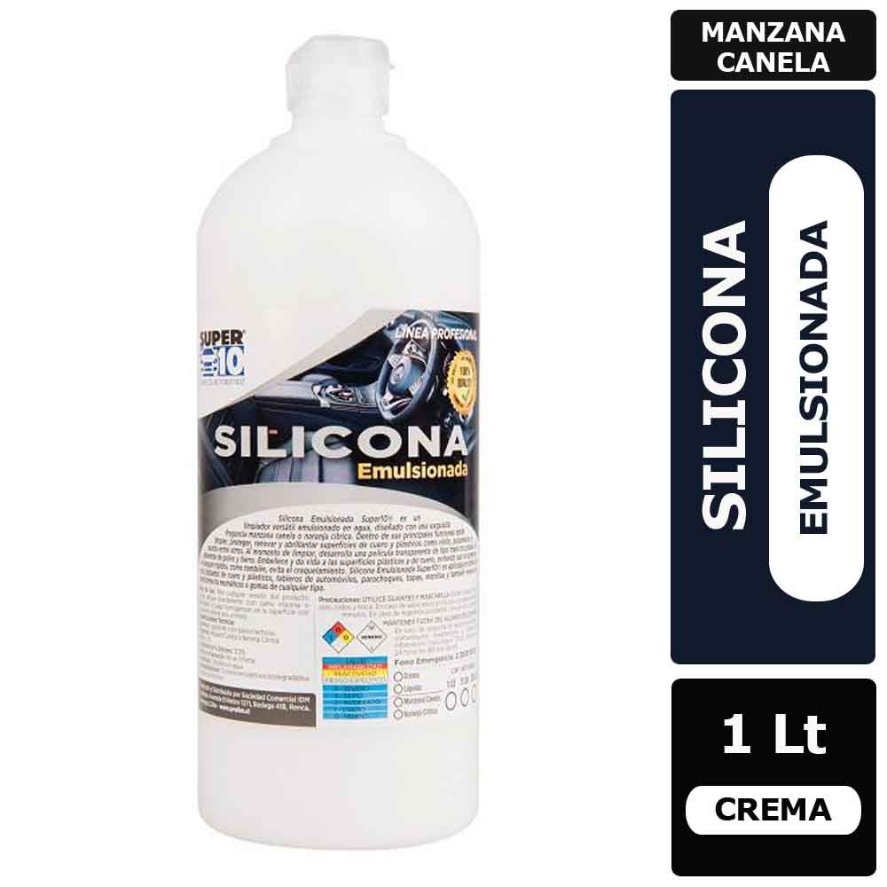 Silicona emulsionada liquida super10 1Lt Manzana Canela