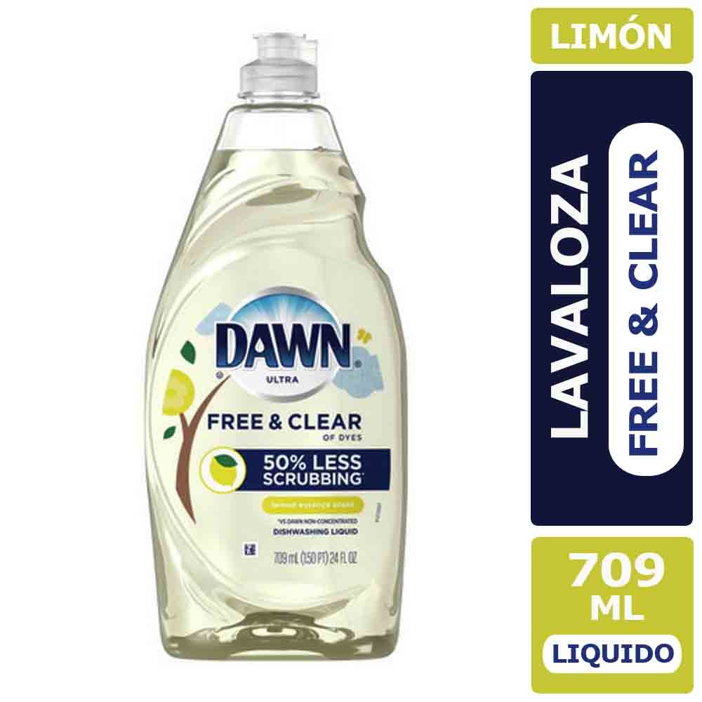 Lavaloza Dawn Free & Clear Limón 709 ml