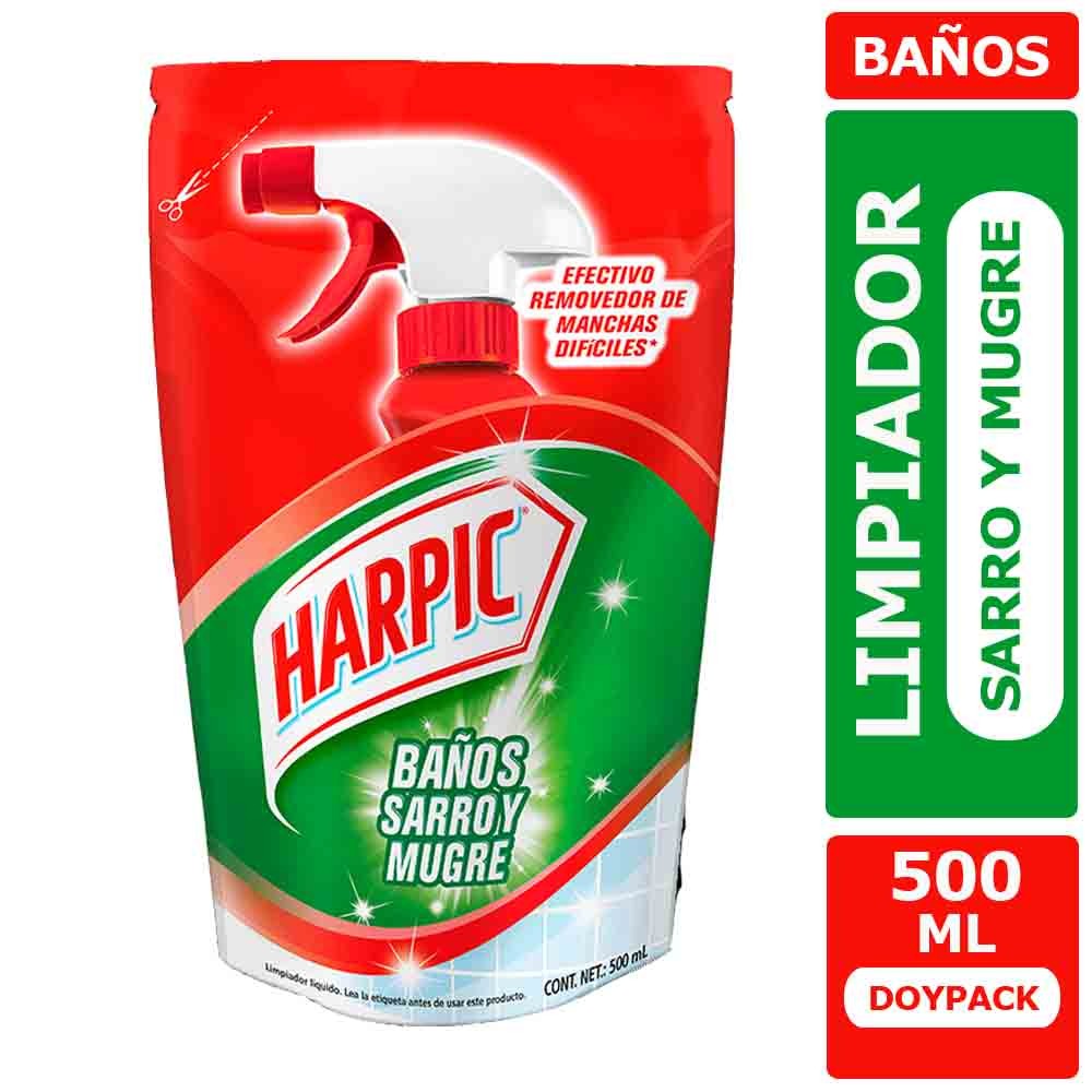 Limpiador Baño Harpic Sarro y Mugre Doypack 500 ml