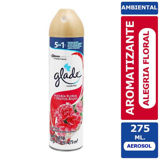 Desodorante aerosol Alegría floral y Frutos Rojos 275 ml Glade