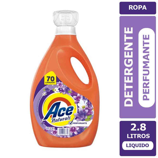 Detergente Líquido Ace Naturals Perfumante 2.8 L