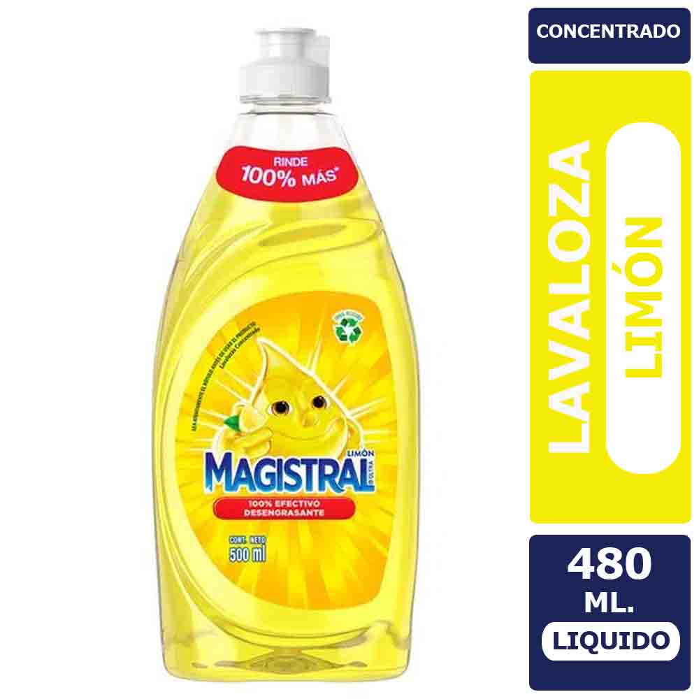 Lavalozas Magistral Ultra Limón Concentrado 480 ml.