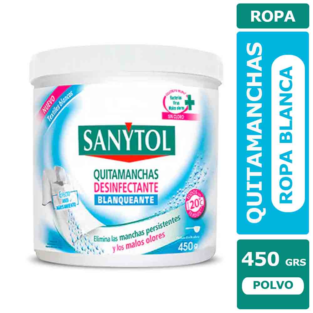 Quitamanchas Desinfectante Sanytol Ropa Blanca 450 g