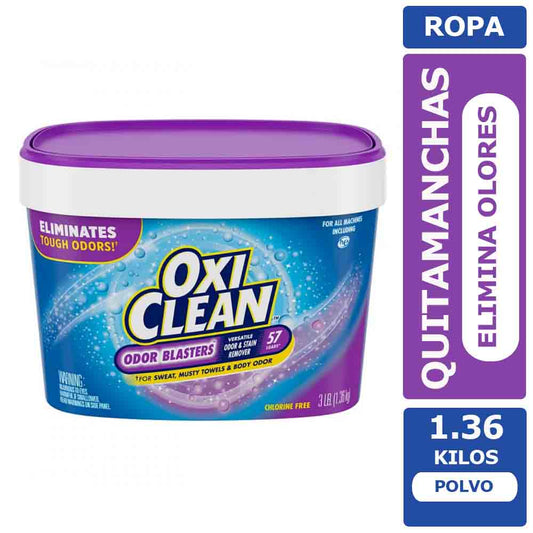 Quitamanchas en Polvo OxiClean Odor Blaster 1.36 Kg